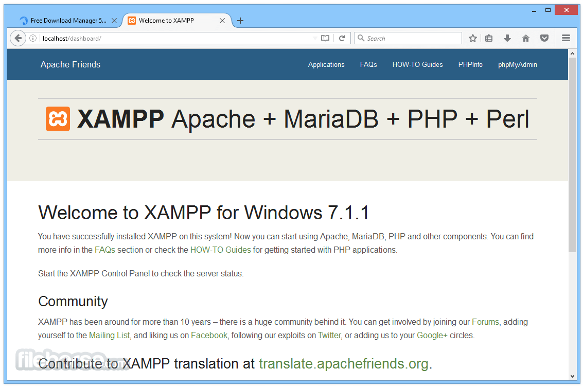 install xampp for mac el capitan